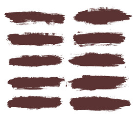 Grunge red brush stroke background