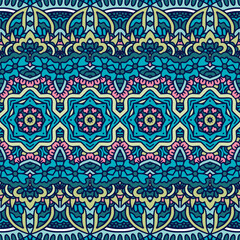 Abstract geometric damask seamless pattern ornamental. Tribal vintage abstract geometric ethnic seamless pattern ornamental.
