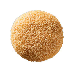 Sesame crusted isolated on transparent background