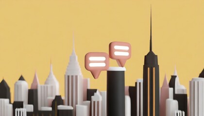 City issue 3d icon