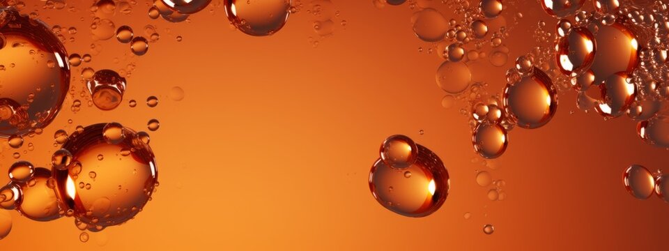 Cola bubbles liquid texture background. Beer close-up ,design element. Seamless pattern.