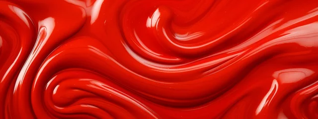 Photo sur Plexiglas Piments forts Tomato paste or ketchup seamless texture background.