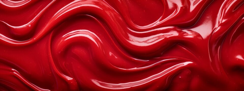 Tomato paste or ketchup seamless texture background.