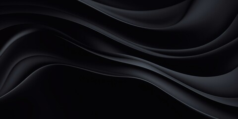 Fototapeta premium Wavy black background