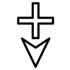 Obraz premium pointer signage line