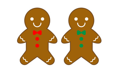 gingerbread man and person