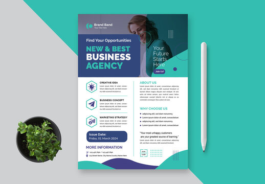 Agency Flyer Template Layout