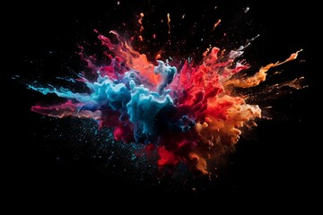 A Colorful Bursting Brain: Creativity and Artistic Concept