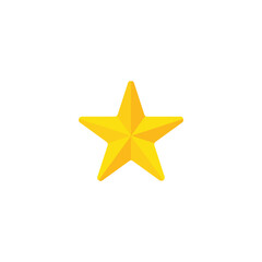  star icon vector on white background