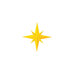  star icon vector on white background