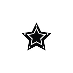  star icon vector on white background