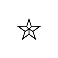  star icon vector on white background