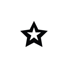  star icon vector on white background
