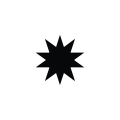  star icon vector on white background