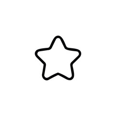  star icon vector on white background