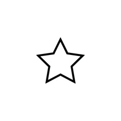  star icon vector on white background