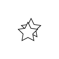 Obraz premium star icon vector on white background