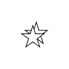  star icon vector on white background