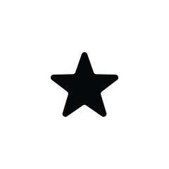 Obraz premium star icon vector on white background