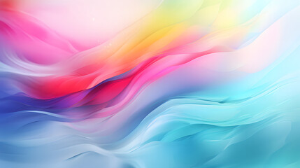 Fototapeta premium Fresh and beautiful colors abstract background. Generative AI.
