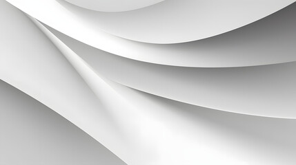 Grey white abstract background paper shine and layer element vector. Generative AI.