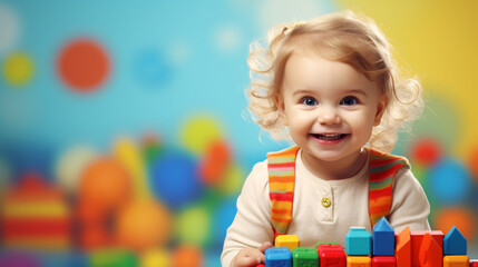 Child Care Haven Warm and Inviting Background Image.