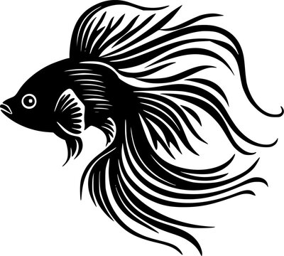 recommend clip art: Fish - High Quality Vector Logo - Vector illustration ideal for T-shirt graphic