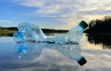 Plastic pollution is filling ocean and devastating wildlife. Aquatic trash disaster. Plastic Crisis...