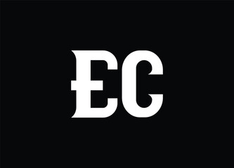 EC letter logo and monogram logo