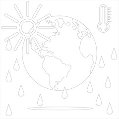 Global warming coloring pages