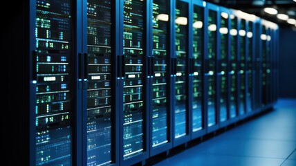 Server Room's Complex Hardware Represents Critical Infrastructure Powering Digital Services