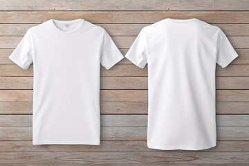 Blank White T-Shirt Mockup