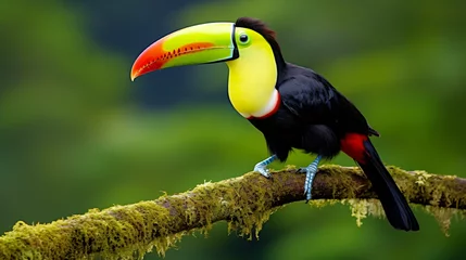 Keuken spatwand met foto Keel-billed toucan found in Costa Rica. © Mishu