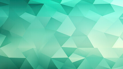 Obraz premium Low Poly Jade Mosaic Triangle