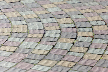 Pavement and the city. Texture, background, photo