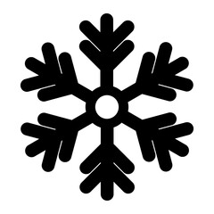 snowflake glyph icon