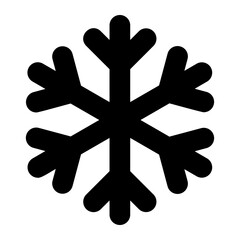 snow glyph icon