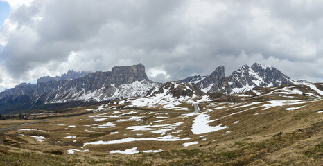  landscape at Passo di Giau in the Dolomites