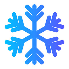 winter gradient icon