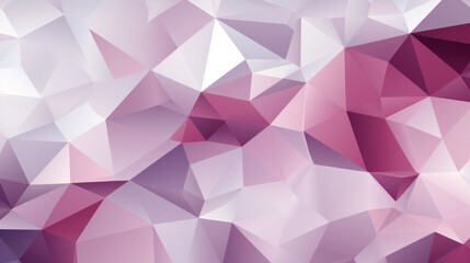 Low Poly Triangle Mosaic Background in Plum