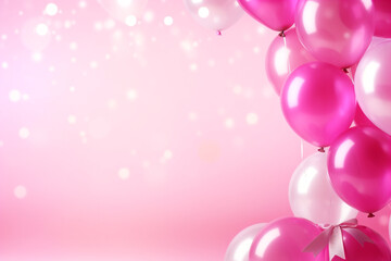 Balloons background.