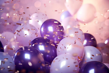 Balloons background.