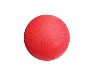 red rubber ball PNG transparent