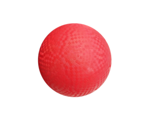 red rubber ball PNG transparent