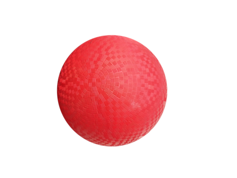 red rubber ball PNG transparent