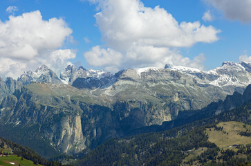 Fototapeta premium Passo Gardena in the Dolomites of Italy