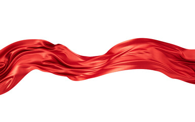 Flowing wave cloth curve line, 3d rendering.