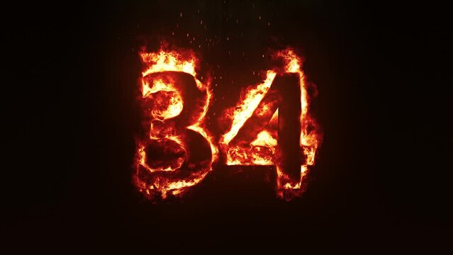 Burning Number 34. Fire Number