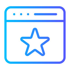 favourite gradient icon