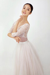 young ballet dancer in tutu